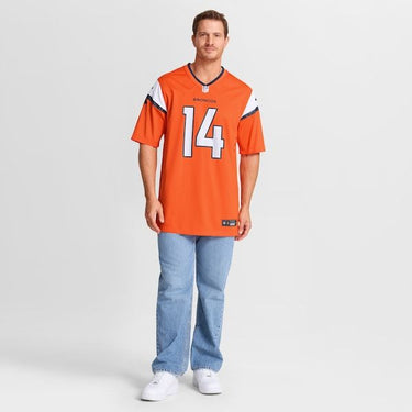 Denver Broncos Courtland Sutton Mile High Collection Game Jersey Orange - View 8 - Jersey Zone