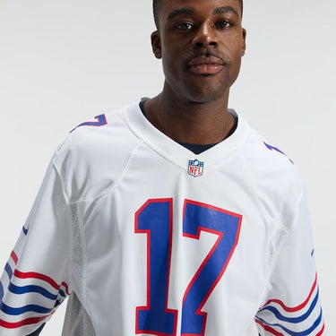 Buffalo Bills Josh Allen Alternate Game Jersey White - View 11 - Jersey Zone