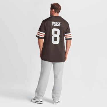Cleveland Browns Jared Verse Game Jersey Brown - View 6 - Jersey Zone