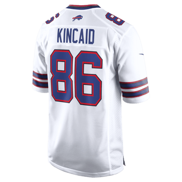 Buffalo Bills Dalton Kincaid Game Jersey White - View 4 - Jersey Zone