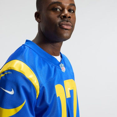 Los Angeles Rams Davante Adams Game Jersey Royal - View 10 - Jersey Zone