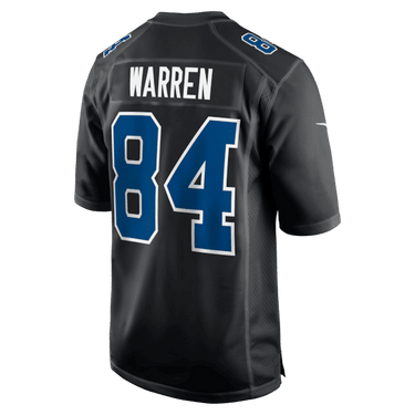 Indianapolis Colts Tyler Warren Fashion Game Jersey Carbon Black - View 4 - Jersey Zone