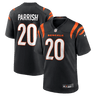 Cincinnati Bengals Lemar Parrish Team Retired Game Jersey Black - Front View - Jersey Zone
