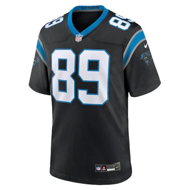 Carolina Panthers Steve Smith Sr. Retired Player Game Jersey Black - Fabric and Crest Detail - Jersey Zone