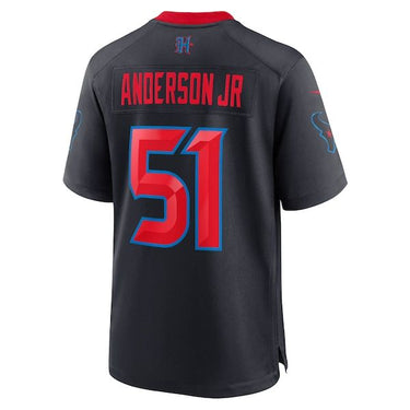 Houston Texans Will Anderson Jr. Alternate Game Jersey Navy - View 4 - Jersey Zone
