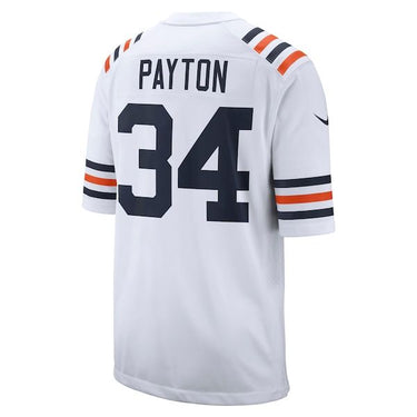 Chicago Bears Walter Payton Retired Player Alternate Game Jersey White - View 4 - Jersey Zone