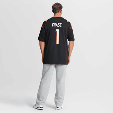 Cincinnati Bengals Ja'Marr Chase Game Jersey Black - View 9 - Jersey Zone