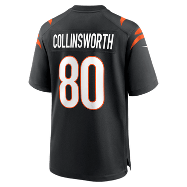 Cincinnati Bengals Cris Collinsworth Team Retired Player Game Jersey Black - View 4 - Jersey Zone