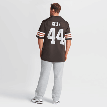 Cleveland Browns Leroy Kelly Retired Player Game Jersey Brown - View 9 - Jersey Zone