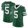 New York Jets Garrett Wilson Vapor F.U.S.E. Stitched Limited Jersey Green - Front View - Jersey Zone