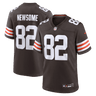 Cleveland Browns Ozzie Newsome Game Retired Player Jersey Brown - Front View - Jersey Zone