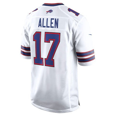Buffalo Bills Josh Allen Game Jersey White - View 4 - Jersey Zone