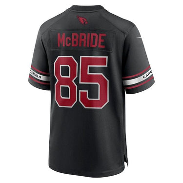 Arizona Cardinals Trey McBride Alternate Game Jersey Black - View 4 - Jersey Zone