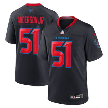 Houston Texans Will Anderson Jr. Alternate Game Jersey Navy - Front View - Jersey Zone