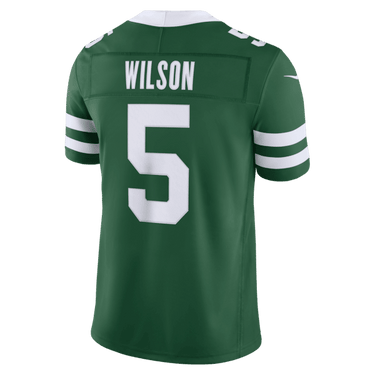 New York Jets Garrett Wilson Vapor F.U.S.E. Stitched Limited Jersey Green - View 8 - Jersey Zone