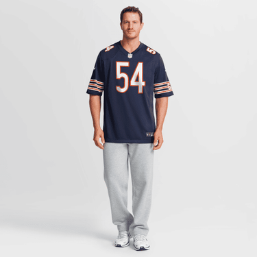 Chicago Bears Brian Urlacher Game Retired Player Jersey Navy - View 5 - Jersey Zone