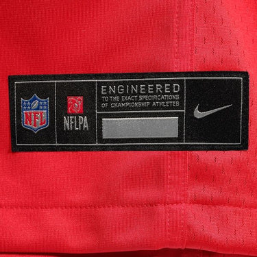 New England Patriots Alternate Custom Jersey Red - View 7 - Jersey Zone