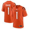 Cincinnati Bengals Ja'Marr Chase Alternate Game Jersey Orange - Front View - Jersey Zone