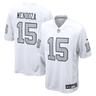 Las Vegas Raiders Fernando Mendoza Game Jersey White - Front View - Jersey Zone
