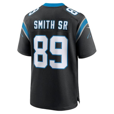 Carolina Panthers Steve Smith Sr. Retired Player Game Jersey Black - View 4 - Jersey Zone