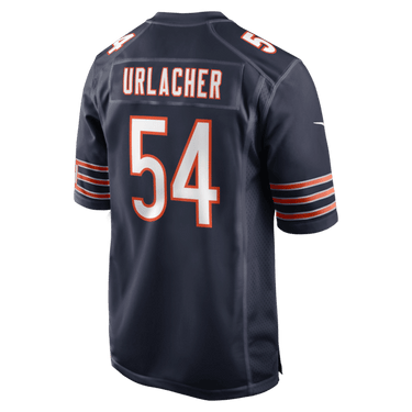 Chicago Bears Brian Urlacher Game Retired Player Jersey Navy - View 4 - Jersey Zone