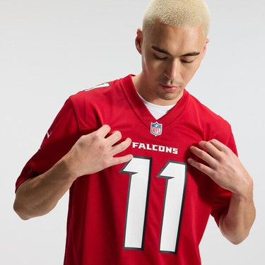 Atlanta Falcons Jalon Walker Game Jersey Red - View 11 - Jersey Zone