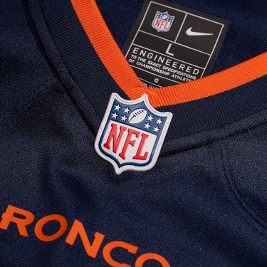Denver Broncos Bo Nix Alternate Game Jersey Navy - View 5 - Jersey Zone