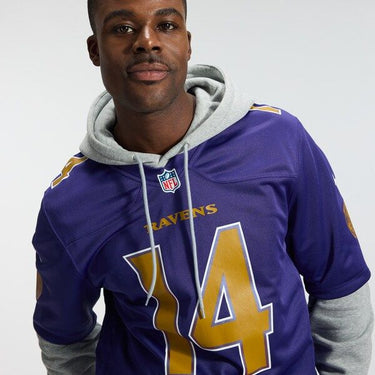 Baltimore Ravens Kyle Hamilton Alternate Game Jersey Purple - View 11 - Jersey Zone