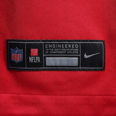 Tampa Bay Buccaneers Custom Game Jersey Red - View 7 - Jersey Zone