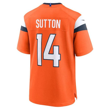 Denver Broncos Courtland Sutton Mile High Collection Game Jersey Orange - View 4 - Jersey Zone
