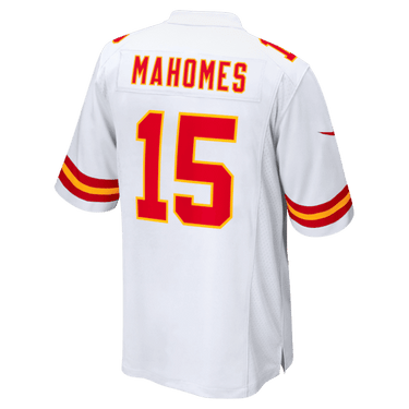 Kansas City Chiefs Patrick Mahomes Game Jersey White - View 8 - Jersey Zone
