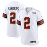 Cleveland Browns Shedeur Sanders Alternate Game Jersey White - Front View - Jersey Zone