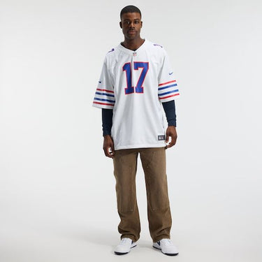 Buffalo Bills Josh Allen Alternate Game Jersey White - View 5 - Jersey Zone