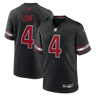 Arizona Cardinals Jeremiyah Love Alternate Game Player Jersey Black - Front View - Jersey Zone