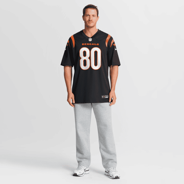 Cincinnati Bengals Cris Collinsworth Team Retired Player Game Jersey Black - View 8 - Jersey Zone