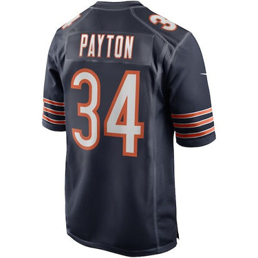 Chicago Bears Walter Payton Game Retired Player Jersey Navy - View 4 - Jersey Zone