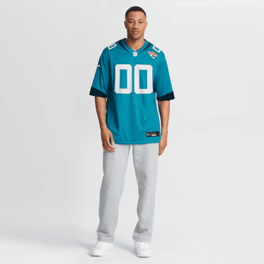 Jacksonville Jaguars Custom Game Jersey Teal - View 5 - Jersey Zone