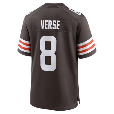 Cleveland Browns Jared Verse Game Jersey Brown - View 8 - Jersey Zone