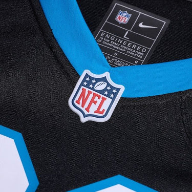 Carolina Panthers Steve Smith Sr. Retired Player Game Jersey Black - View 5 - Jersey Zone