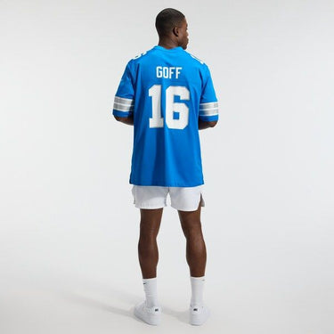 Detroit Lions Jared Goff Game Jersey Blue - View 6 - Jersey Zone