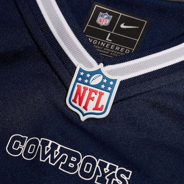 Dallas Cowboys Jake Ferguson Team Game Jersey Navy - View 5 - Jersey Zone
