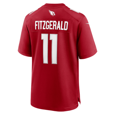 Arizona Cardinals Larry Fitzgerald Team Retired Game Jersey Cardinal - View 4 - Jersey Zone