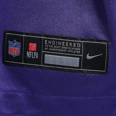Minnesota Vikings Custom Game Jersey Purple - View 7 - Jersey Zone