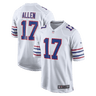 Buffalo Bills Josh Allen Alternate Game Jersey White - Front View - Jersey Zone
