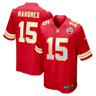 Kansas City Chiefs Patrick Mahomes Game Jersey Red - Front View - Jersey Zone