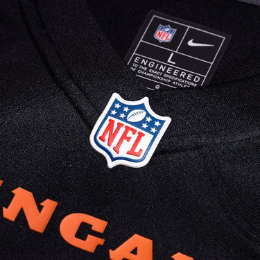 Cincinnati Bengals Lemar Parrish Team Retired Game Jersey Black - View 7 - Jersey Zone