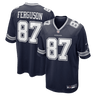 Dallas Cowboys Jake Ferguson Team Game Jersey Navy - Front View - Jersey Zone