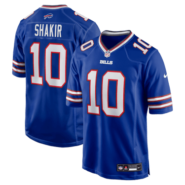 Buffalo Bills Khalil Shakir Game Jersey Royal - Front View - Jersey Zone