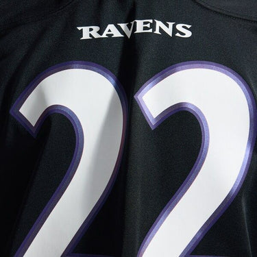 Baltimore Ravens Derrick Henry Alternate Game Jersey Black - View 12 - Jersey Zone