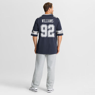Dallas Cowboys Quinnen Williams Game Jersey Navy - View 9 - Jersey Zone